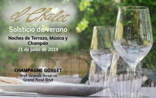 Noches de terraza, música y champagne