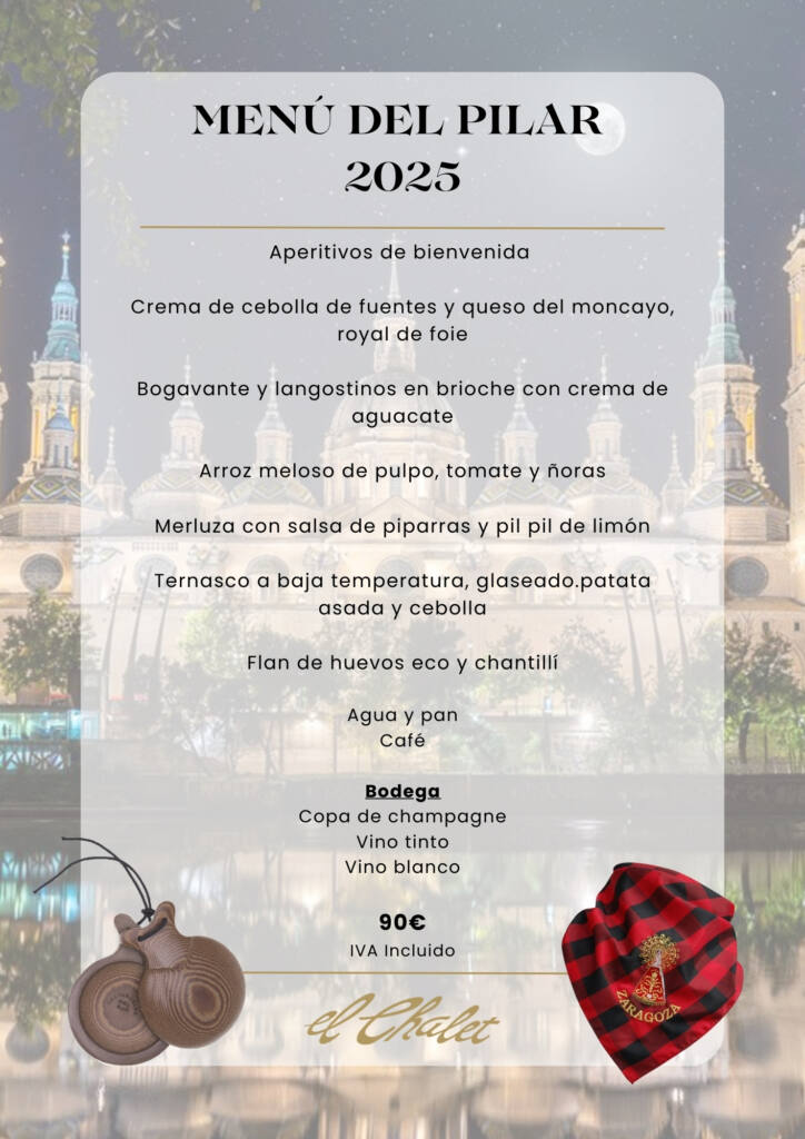 Menú del Pilar 2025